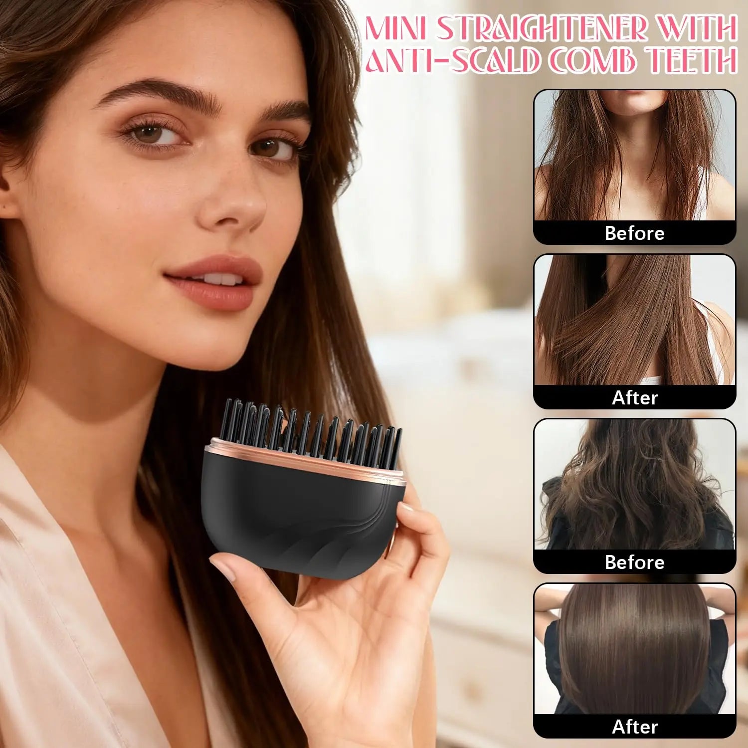 Mini Hair Straightener – Compact Travel Flat Iron