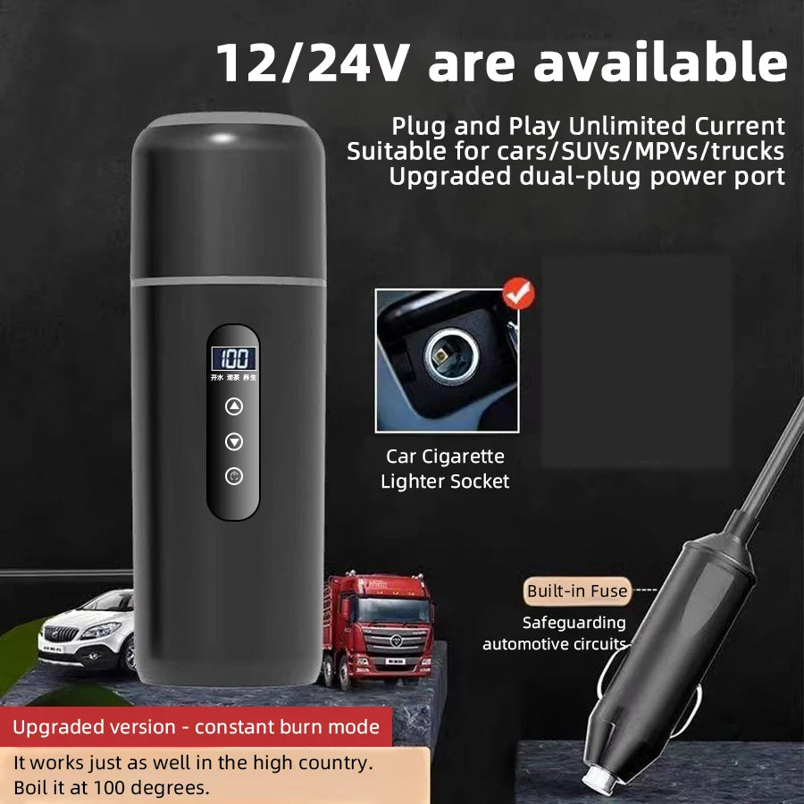 Portable Car Heating Cup