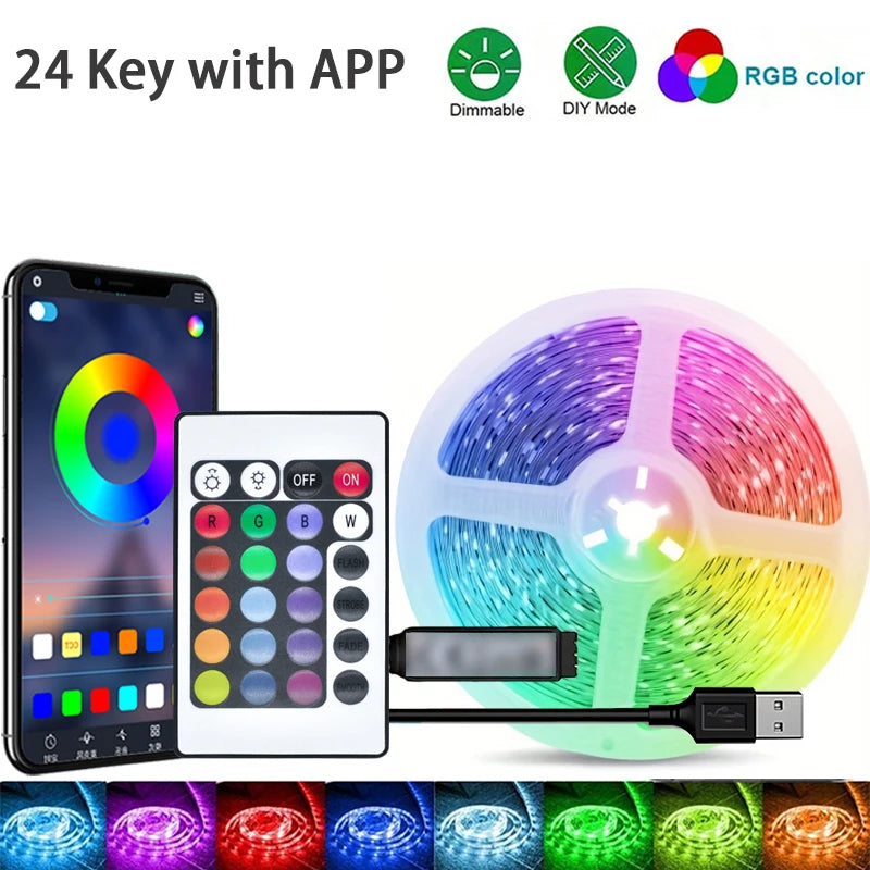 RGB LED Strip Light – Colorful Ambient Lighting