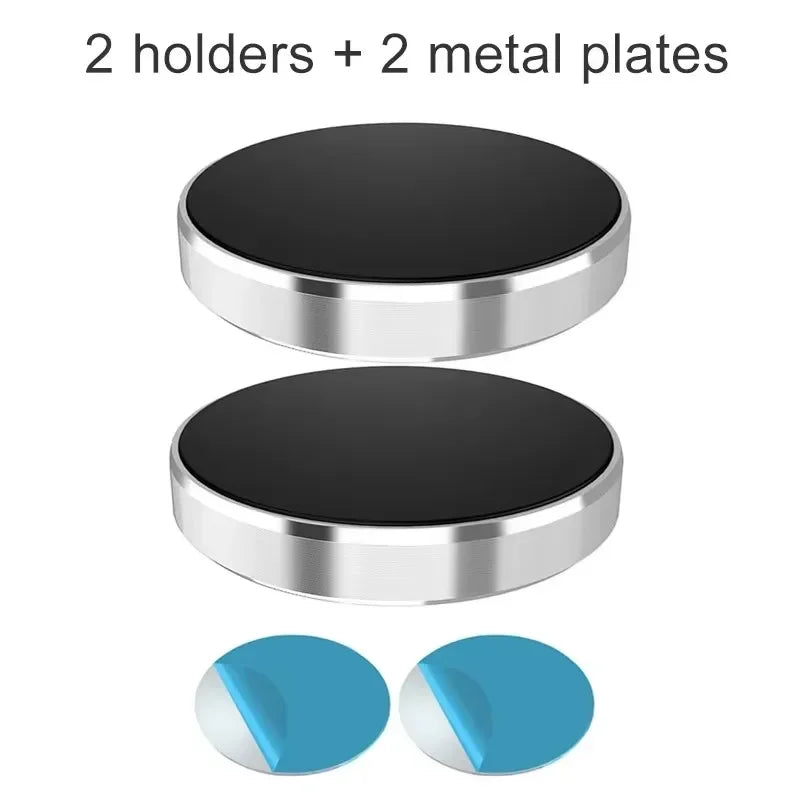 Magnetic Round Phone Holder Magnet Sticker for Car Interior Accessories GPS Air Vent Mount Mobile Stand