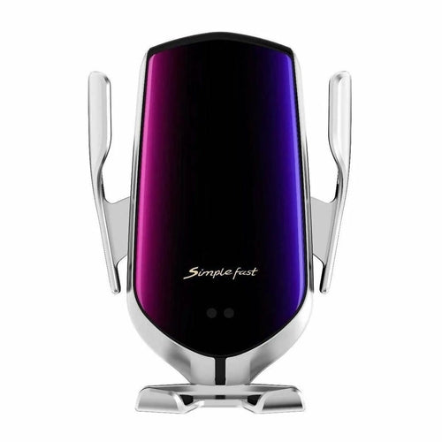 Penguin Wireless Car Charger & Phone Holder SILVER