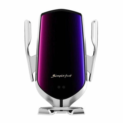 Penguin Wireless Car Charger & Phone Holder SILVER