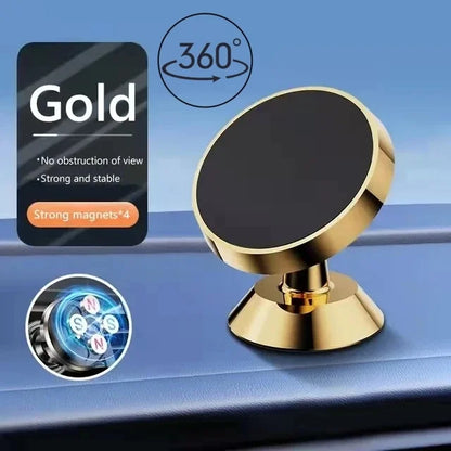 Magnetic Round Phone Holder Magnet Sticker for Car Interior Accessories GPS Air Vent Mount Mobile Stand
