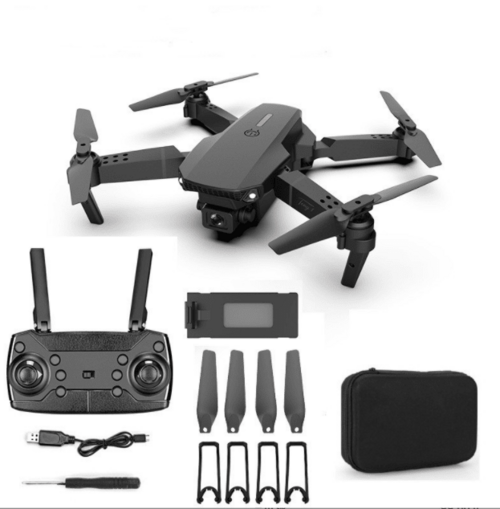 E88 Drone with HD Camera – Foldable Quadcopter Drone