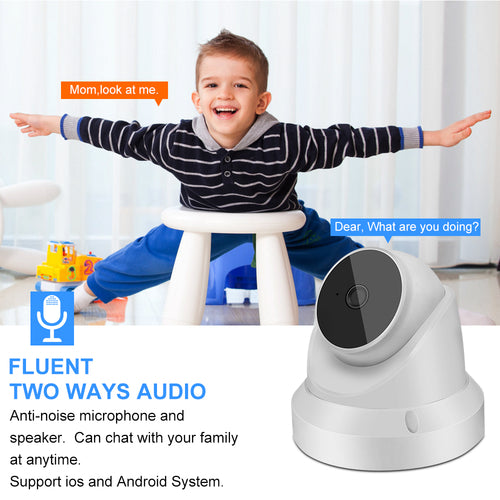 WiFi Baby Monitor Camera – 360° with Night Vision