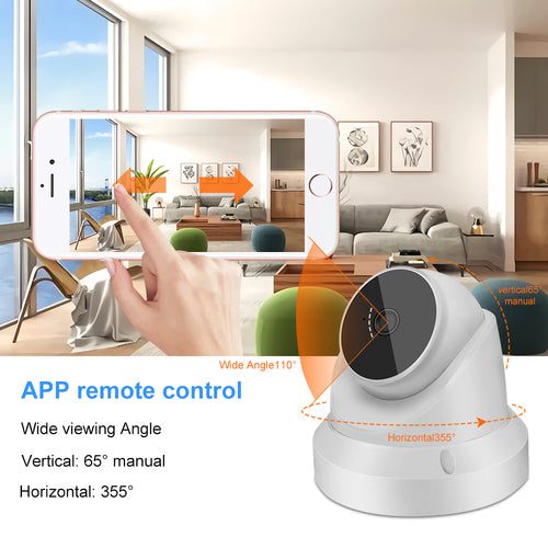 WiFi Baby Monitor Camera – 360° with Night Vision