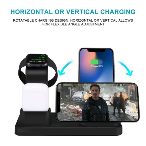 3-in-1 Fast Wireless Chargers Charging Pad