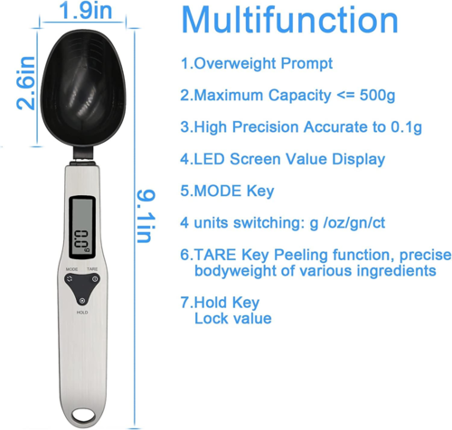 Digital Measuring Spoon Scale – Precise Kitchen Weighing Tool