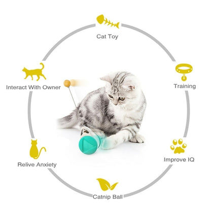 Interactive Balance Cat Toy – Wobble Ball for Active Cats