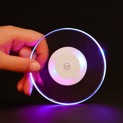 Acryl LED Untersetzer – Bring deine Drinks zum Leuchten