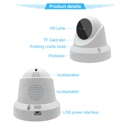 WiFi Baby Monitor Camera – 360° with Night Vision