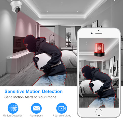 WiFi Baby Monitor Camera – 360° with Night Vision