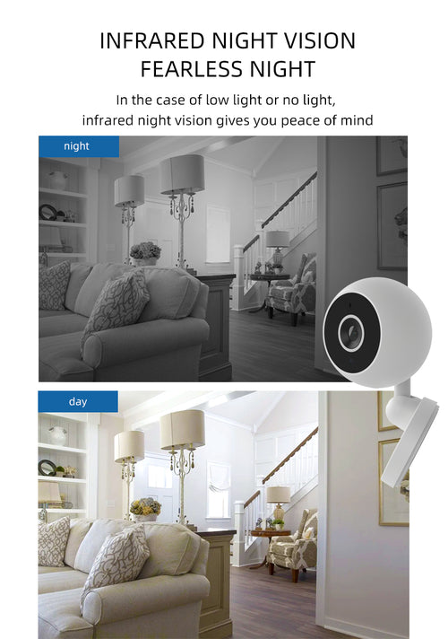 HD 1080P Smart WiFi Kamera – Sicherheit für dein Zuhause