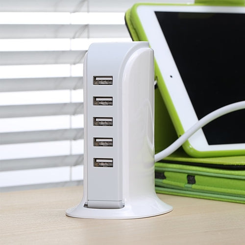 5 Port High Speed USB Charger – Charge All Devices at Once
