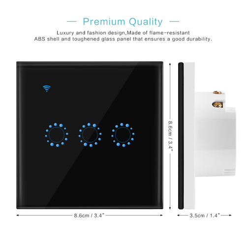 Smart Home Touch Lichtschalter – Dein Zuhause smarter steuern