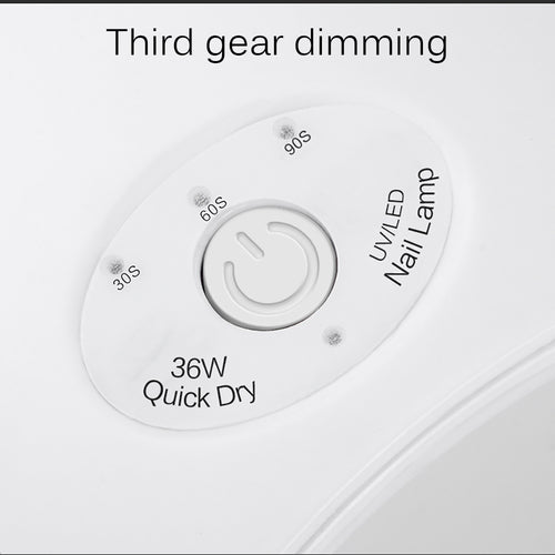 36W LED Nail Polish Dryer Lamp – Automatic Sensing UV & LED