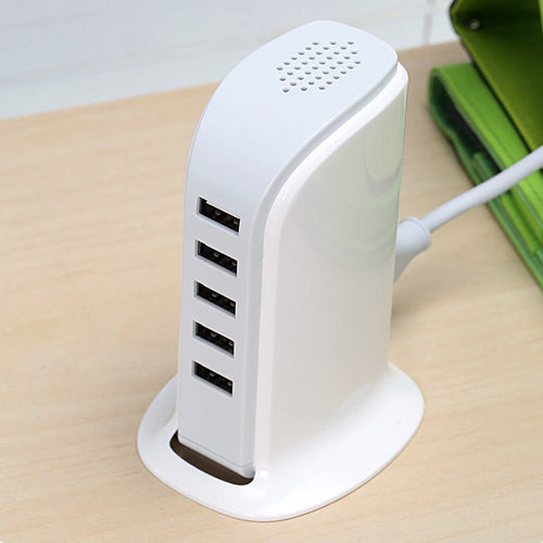 5 Port High Speed USB Charger – Charge All Devices at Once