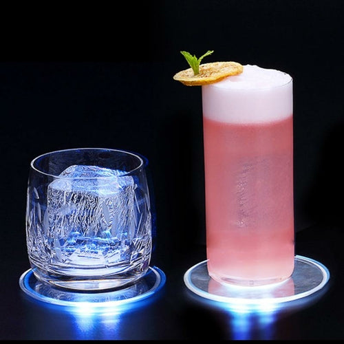 Acryl LED Untersetzer – Bring deine Drinks zum Leuchten