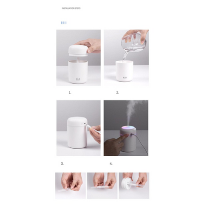 Mini Humidifier & Aroma Diffuser – Fresh Air & Relaxation Anywhere