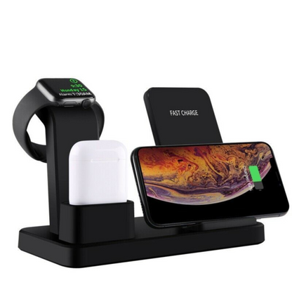 3-in-1 Fast Wireless Chargers Charging Pad