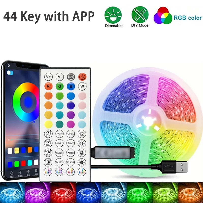 RGB LED Strip Light – Colorful Ambient Lighting