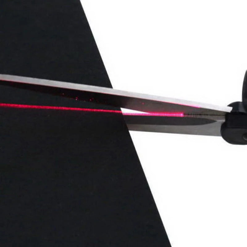 Laser Guided Scissors Perfect Straight Cuts Made Easy