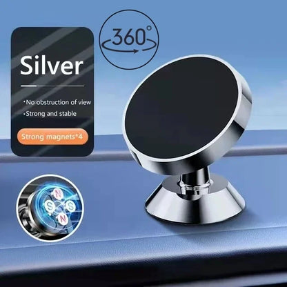Magnetic Round Phone Holder Magnet Sticker for Car Interior Accessories GPS Air Vent Mount Mobile Stand
