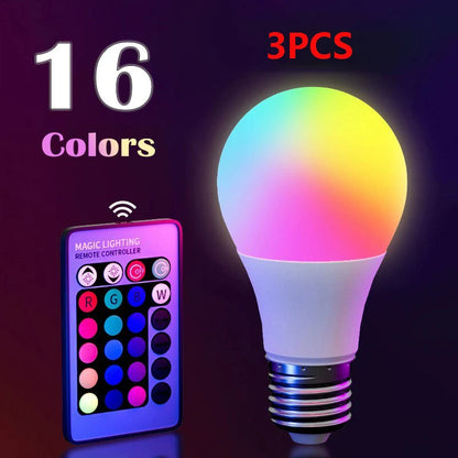 RGB LED Bulb – Color Changing & Dimmable Smart Light