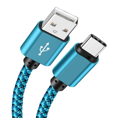 USB Fast Charging Cable 1m 1pcs Bule