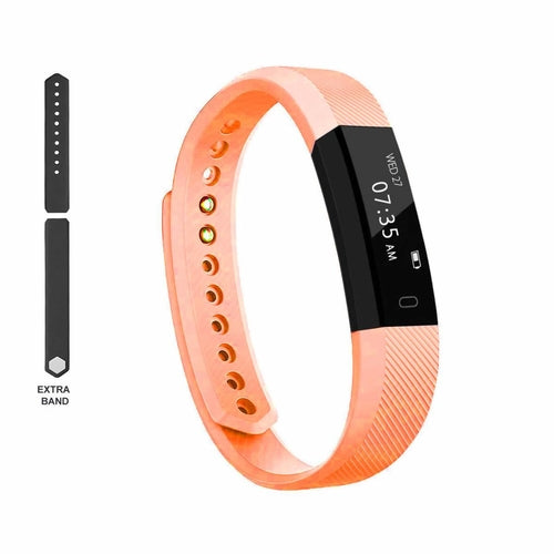 SmartFit Slim Activity Tracker & Smart Watch with Free Extra Band ORANGE