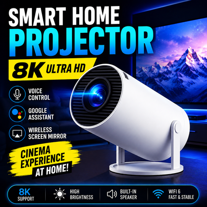 Smart Home Projector – Mini Beamer 4K