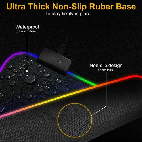 Ninja Dragons RGB Gaming Mauspad