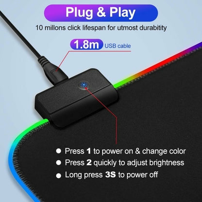 Ninja Dragons RGB Gaming Mauspad