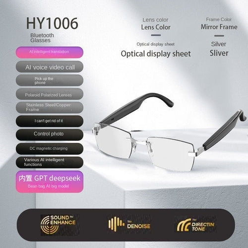 Smart AI Bluetooth Sunglasses – Music, Calls & AI Translation