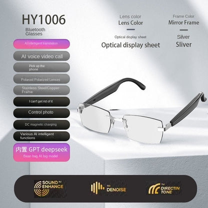 Smart AI Bluetooth Sunglasses – Music, Calls & AI Translation