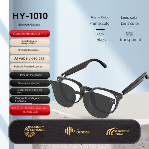 Smart AI Bluetooth Sunglasses – Music, Calls & AI Translation