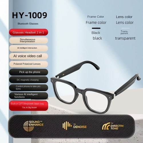 Smart AI Bluetooth Sunglasses – Music, Calls & AI Translation