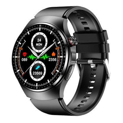Trendy Heart Smart Watch with Bluetooth – Fitness & Style Black glue